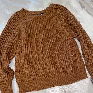 FASHION NOVA RUST KNIT SWEATER